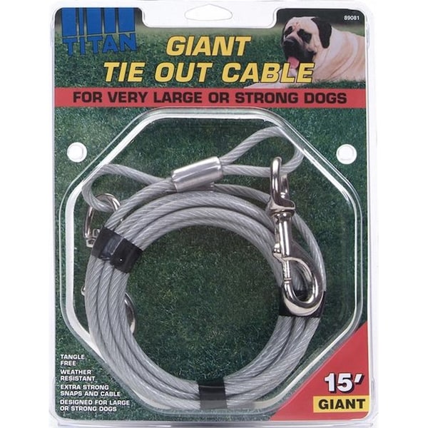 Titan Giant Tie Out Cable 15 FT